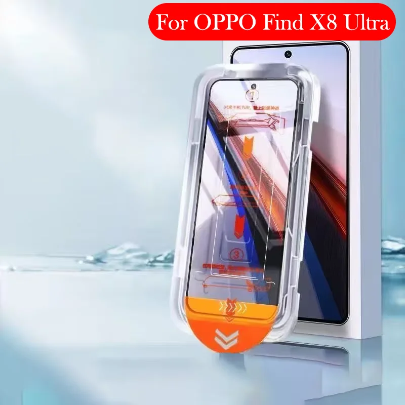 

2PC Tempered Glass For OPPO Find X8 Ultra Dust-free Installation Film Screen Protector for OPPO FIND X8 ULTRA