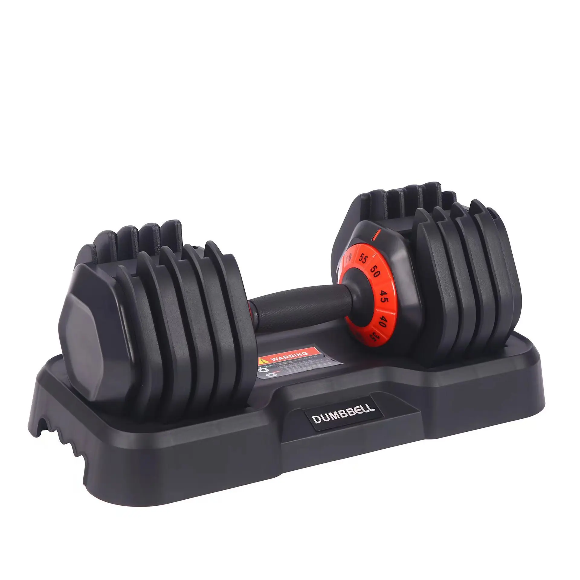 

25kg/50lb Cast Iron Smart Fitness Dumbbells Quick Adjustable for Home Gym Workout Safety Gym Fitness Exercise