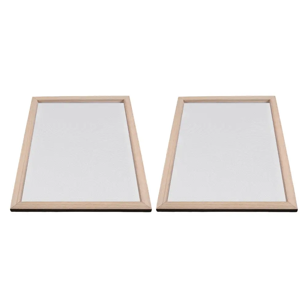 

Набор для изготовления бумаги ручной работы из 2 предметов: прочная деревянная рама с сеткой для домашнего творчества, долговечные принадлежности для DIY-поделок из бумаги