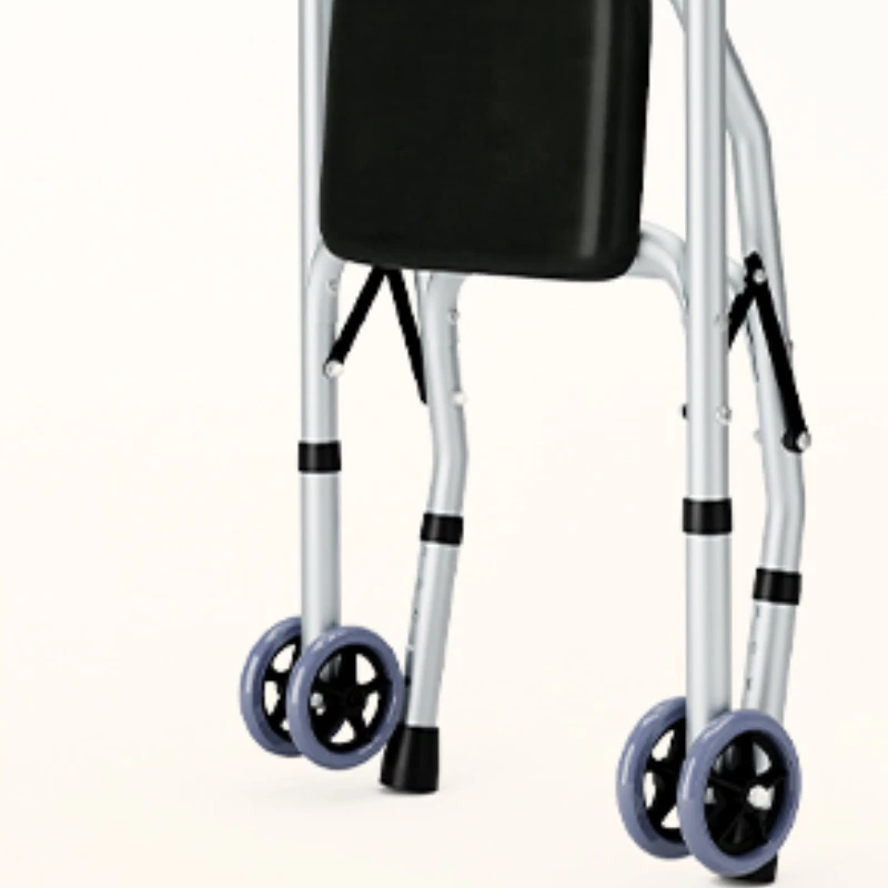 Equipo Sillas para personas mayores Soporte Riel de asistencia Bastón ajustable Sillas para personas mayores Durable Ligero Silla de ruedas mejorada para uso doméstico al aire libre