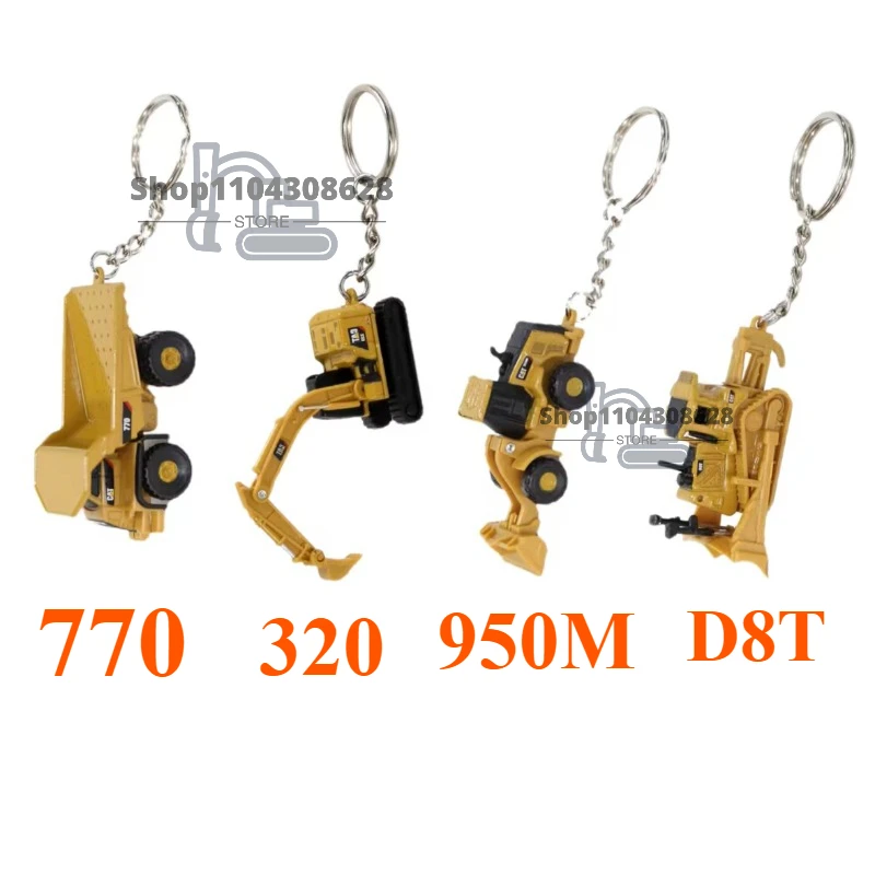 For CATE320 CATE770 D8T CATE950M Engine Keychain Heavy Equipment Machinery Alloy Engineering Vehicle