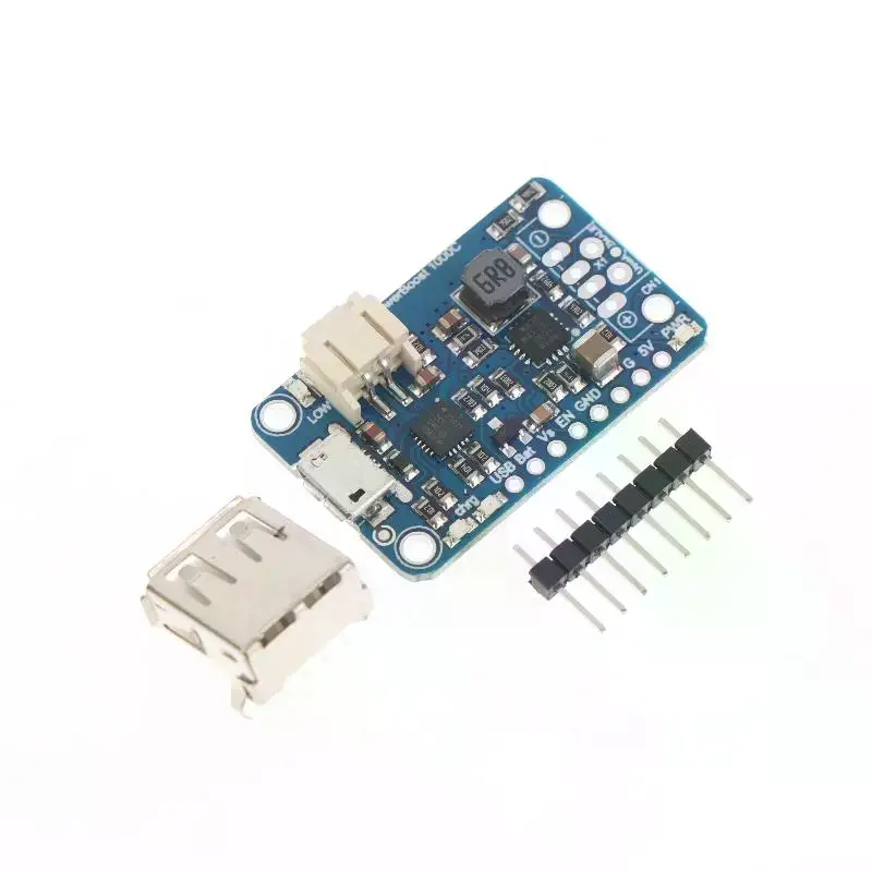 

2465 Точечный модуль Перезаряжаемый 5 В Lipo USB Boost Зарядное устройство PowerBoost 1000 Зарядное устройство для литиевой батареи Высокая емкость 1A-1000C