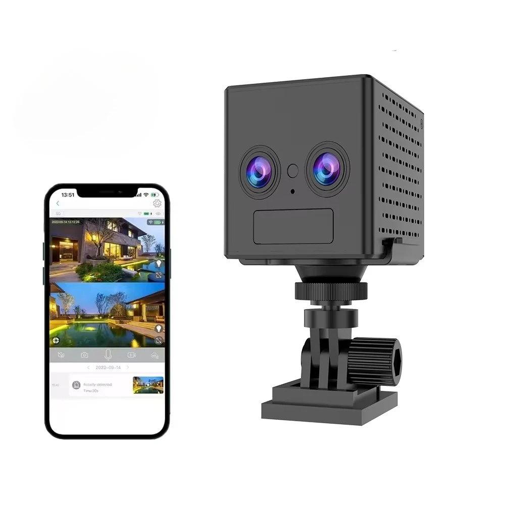 

Zoom Battery-Powered Wireless Indoor Security Camera 4G Network Sim Card CMOS Sensor Supports Cloud Storage