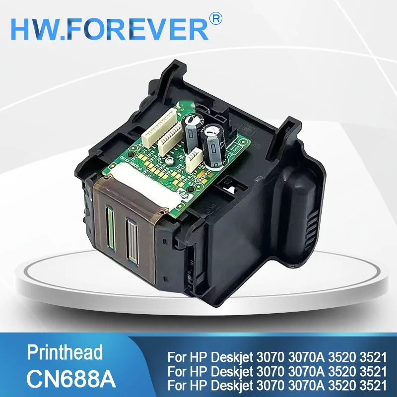 Cabeça de Impressão 96% Nova CN688A CN688-30001 CN688 688 para HP Deskjet 3070 3070A 3520 3521 3522 3525 5525 4610 4615 4620