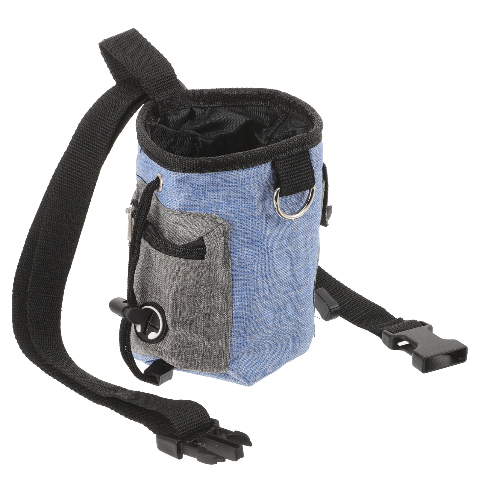 

Pet Training Treat Pouch Blue Portable Puppy Snack Carrier Reusable Outdoor Dog Bag Storage