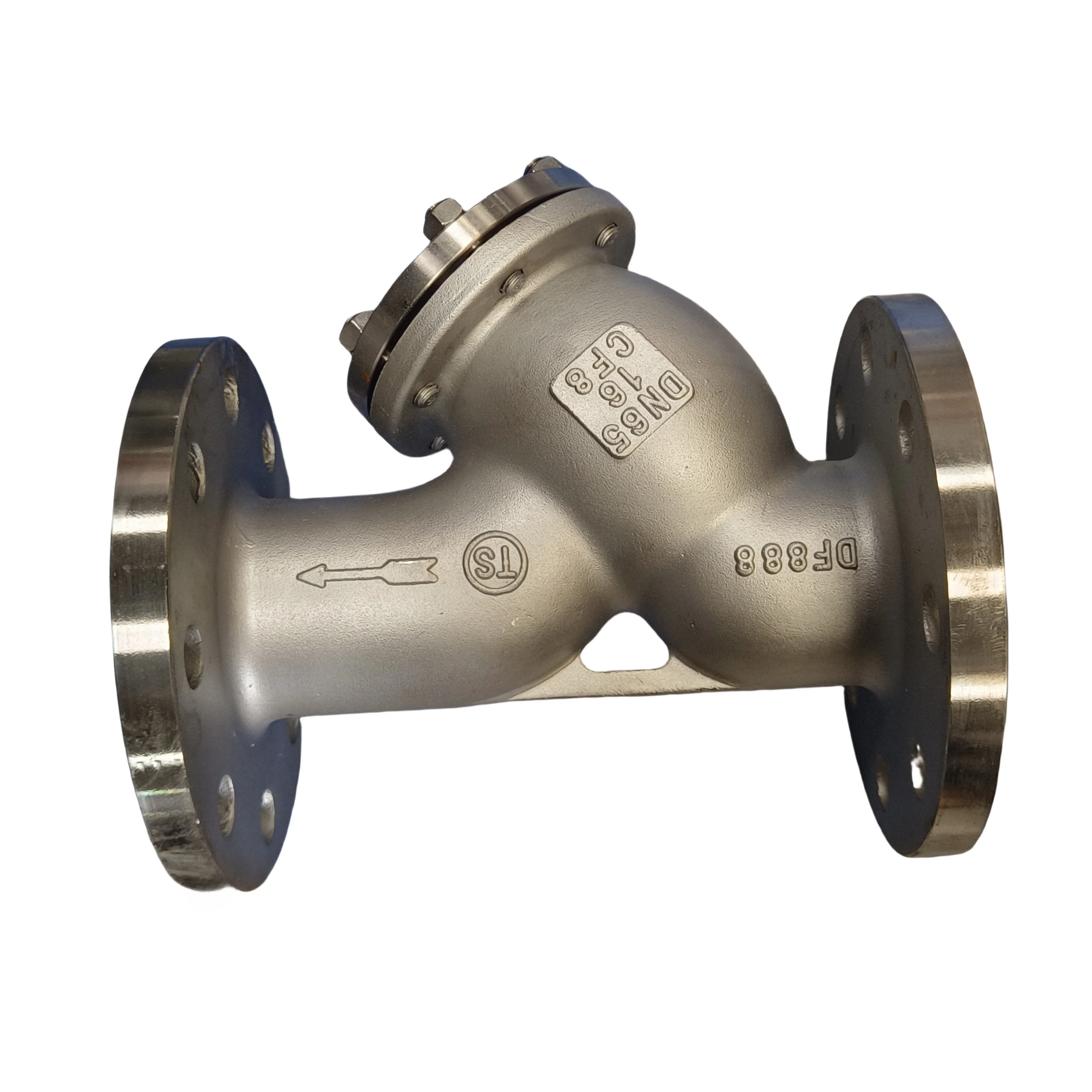 304/316 Stainless Steel Type Y Flange Filter Water Vapor Pipeline Filter Control Valve Y Filter