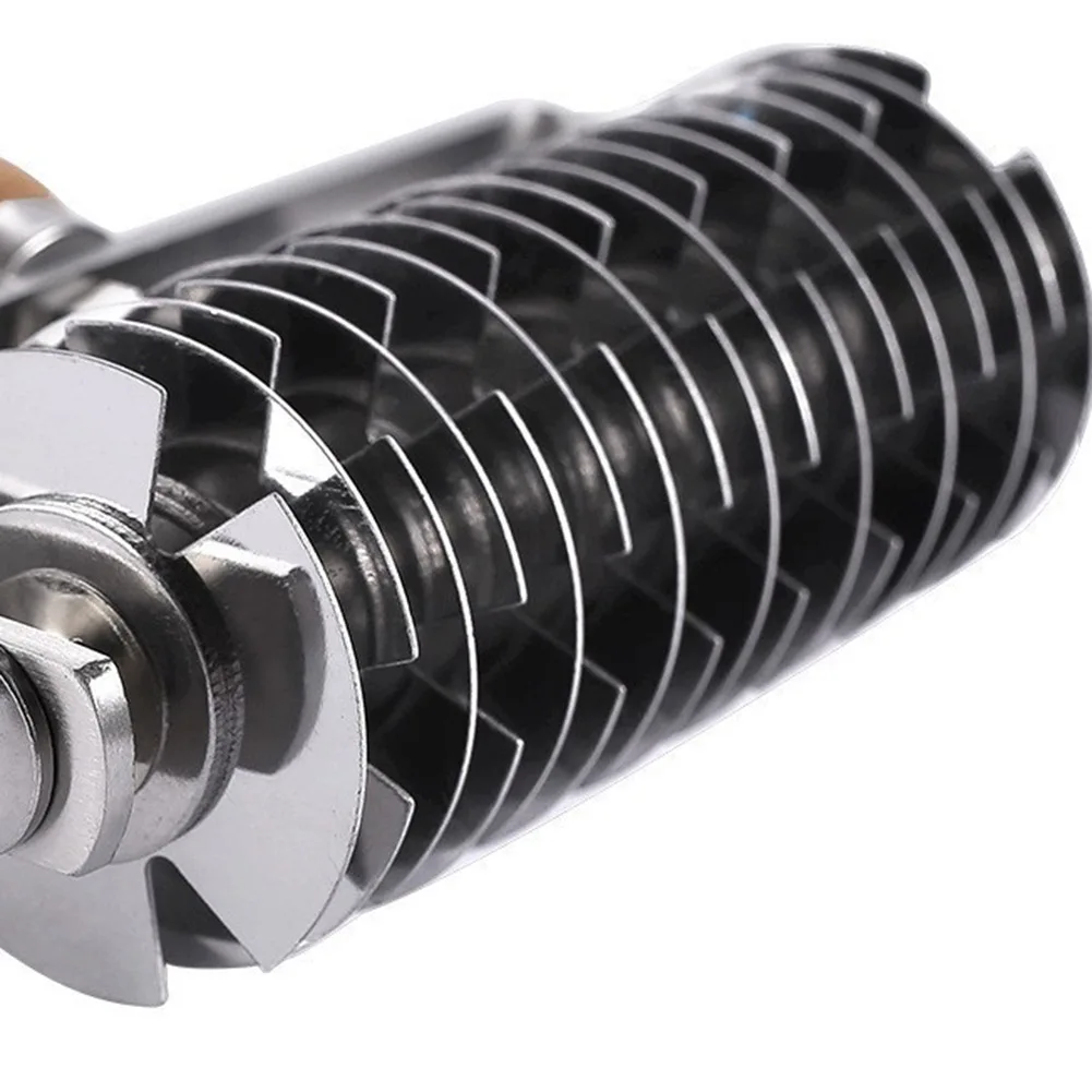 Cortador de rodillo de celosía, rodillo de celosía para masa, horneado en casa, horneado profesional, herramienta de horneado versátil para carne de res Wellington