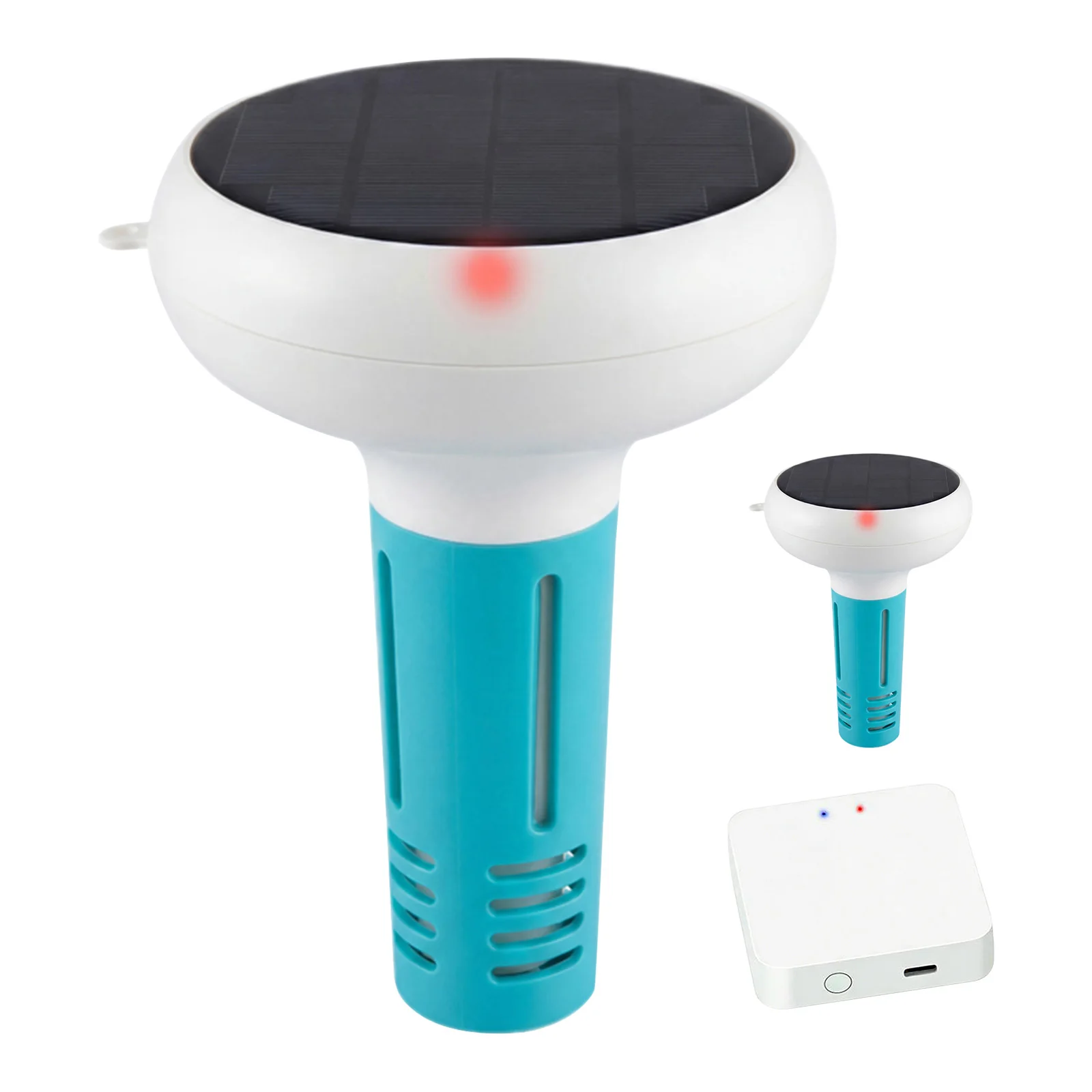 7-in-1 Smart Water Meter Floating Wireless Water Quality Tester WiFi PH and Salinity for Swimming Pools Hot Tub bathtub Spa