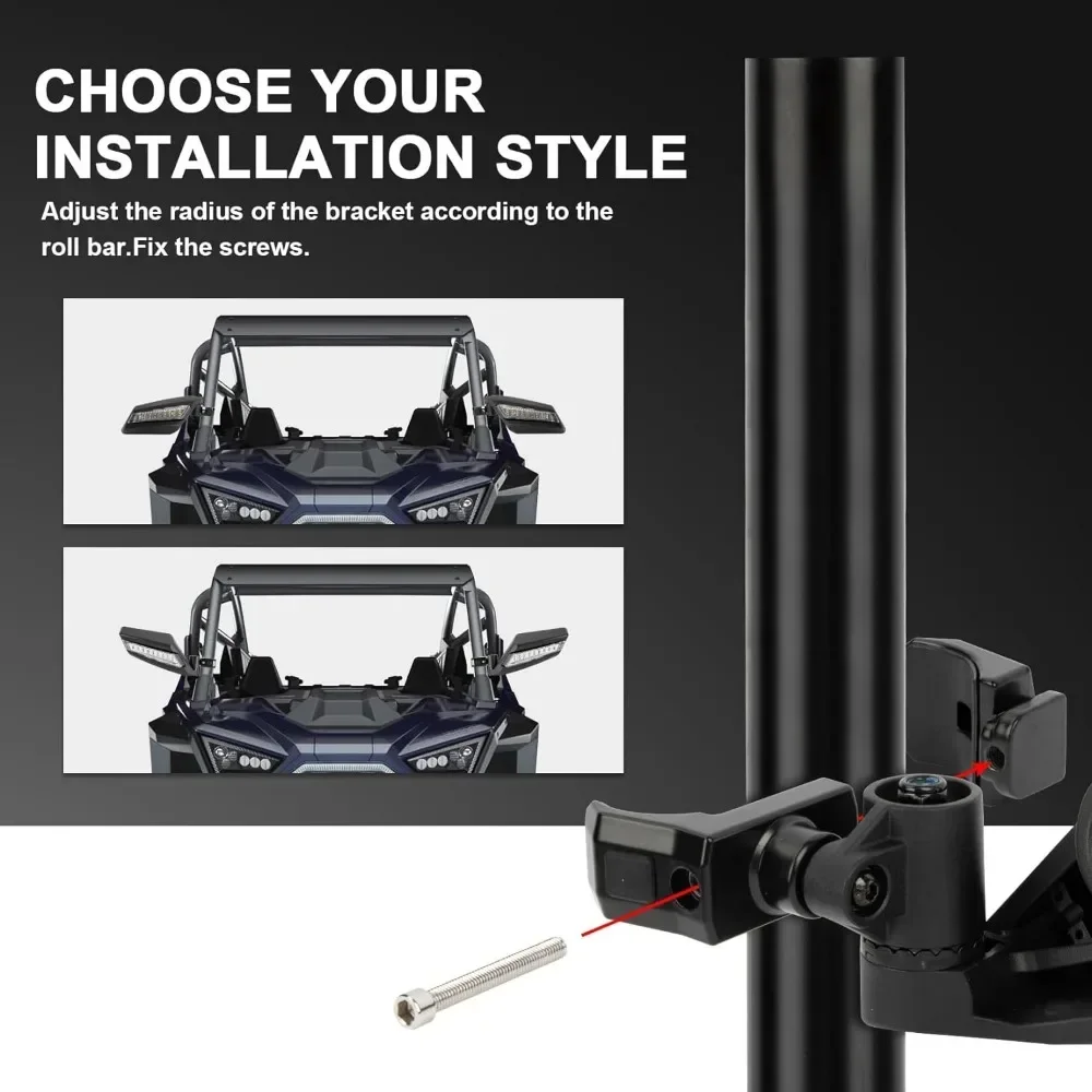 

Регулируемые зеркала заднего вида UTV для Polaris RZR Ranger ACE Maverick X3 Commander Maverick Kawasaki Mule Teryx