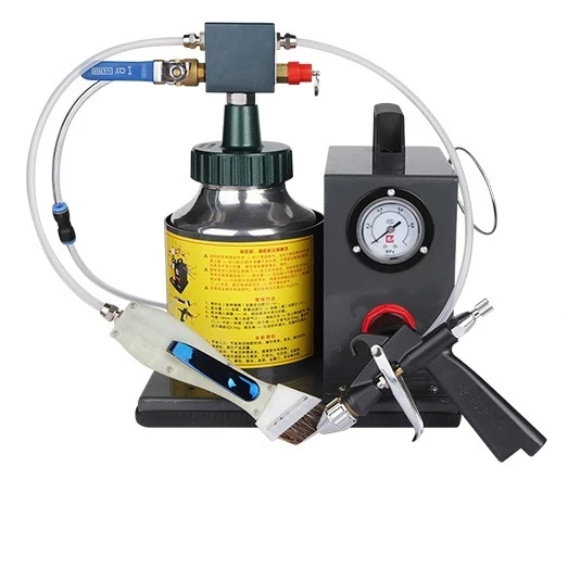 

111 Automatic Pneumatic Double-head Glue Replenishing Machine Glue Spraying Machine Sole Upper Luggage Leather Glue Brushing