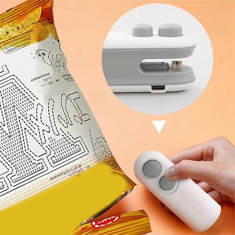 Mini thermoscelleuse aste 2 en 1, machine à sceller portable avec coupeur pour sacs à puces, pour sacs en plastique