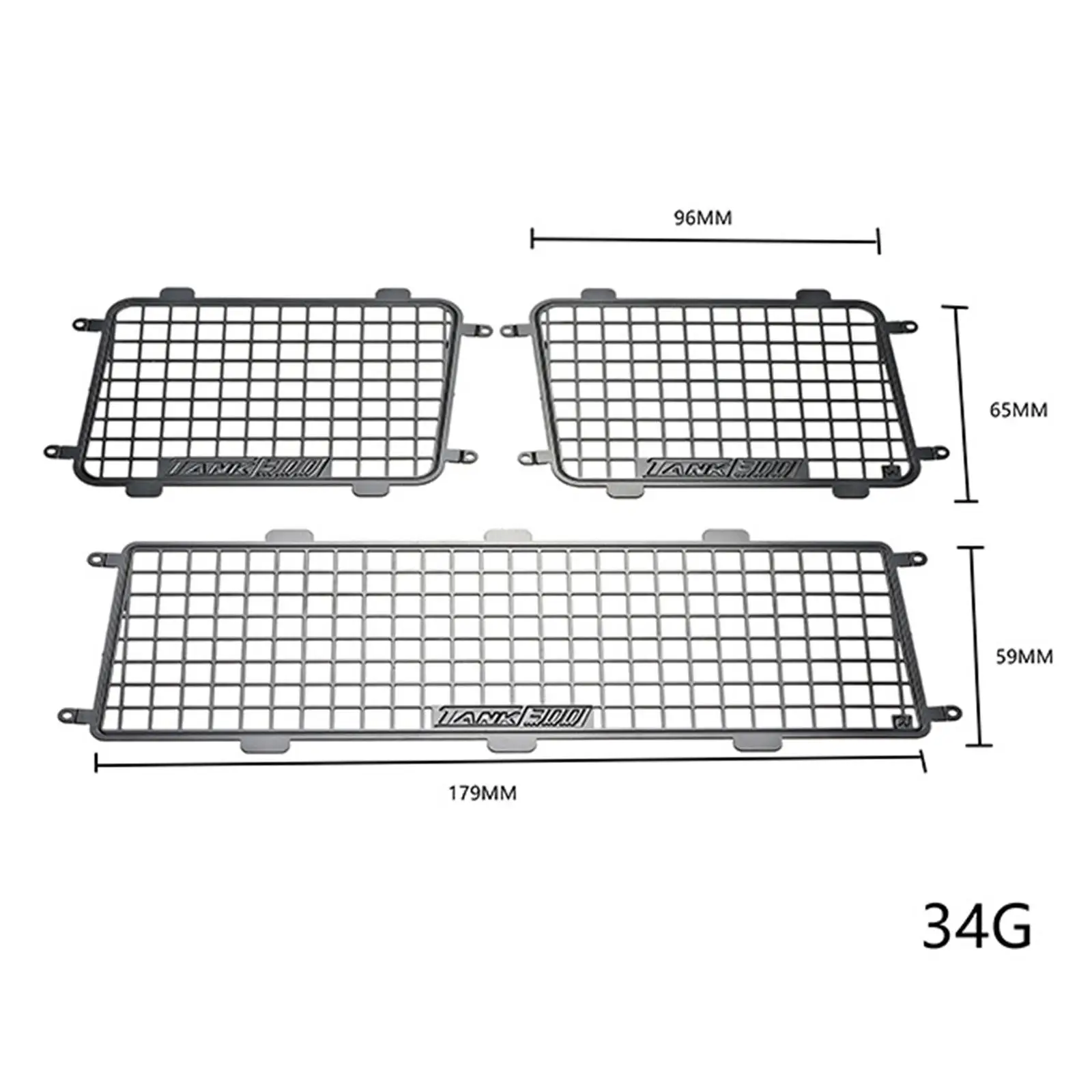 Piezas de actualización de coche RC, reemplazos DIY modificación km1 Tank 300