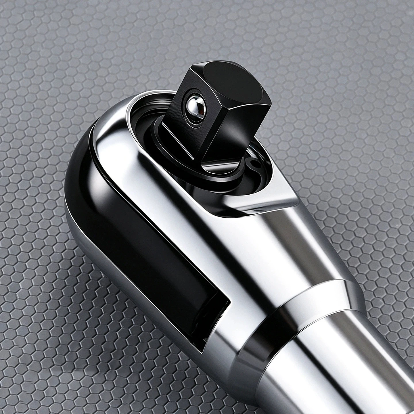 Industrieller 3-in-1-Kraftsparender Abnehmbarer Bidirektionaler Kurzschlüssel aus Chrom-Vanadium-Stahl für Mechanische Reparaturen – Detail 5