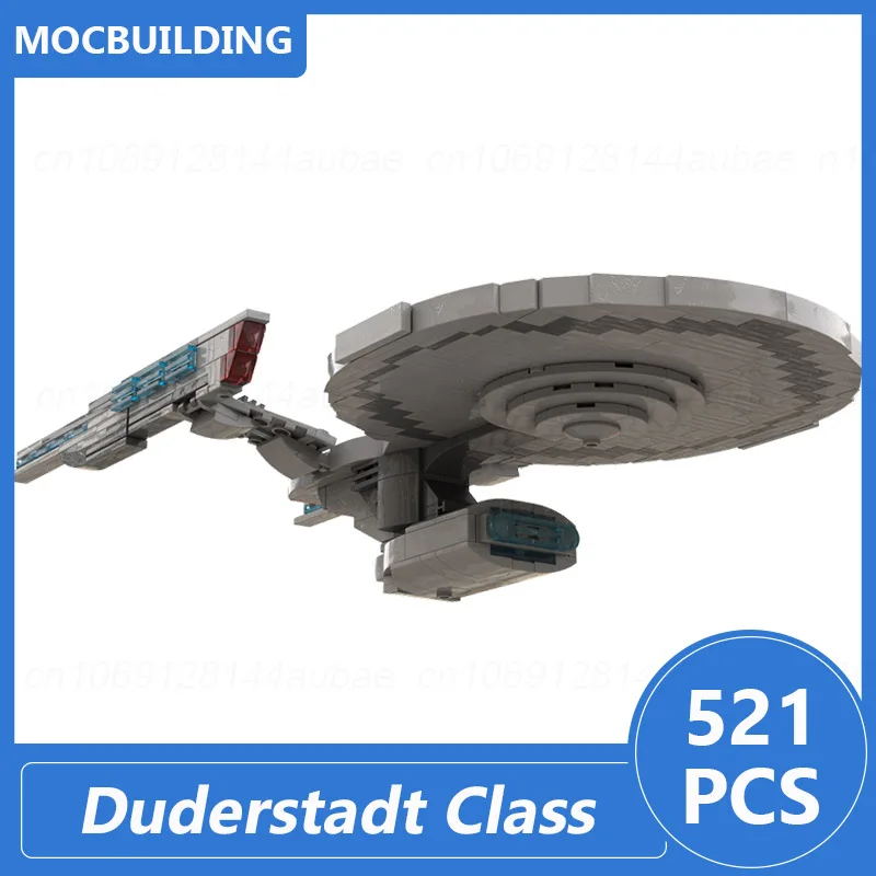 Duderstadt Class 1:1690 Scale Model Moc Building Blocks Diy Assemble Bricks Space Collection Display Creative Toys Gifts 521PCS