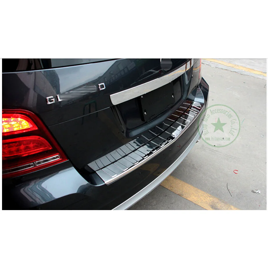 rear trunk door sill scuff plate,rear bumper protection for Mercedes-Benz GLK class GLK350 4Matic GLK260 200 GLK300,protect door