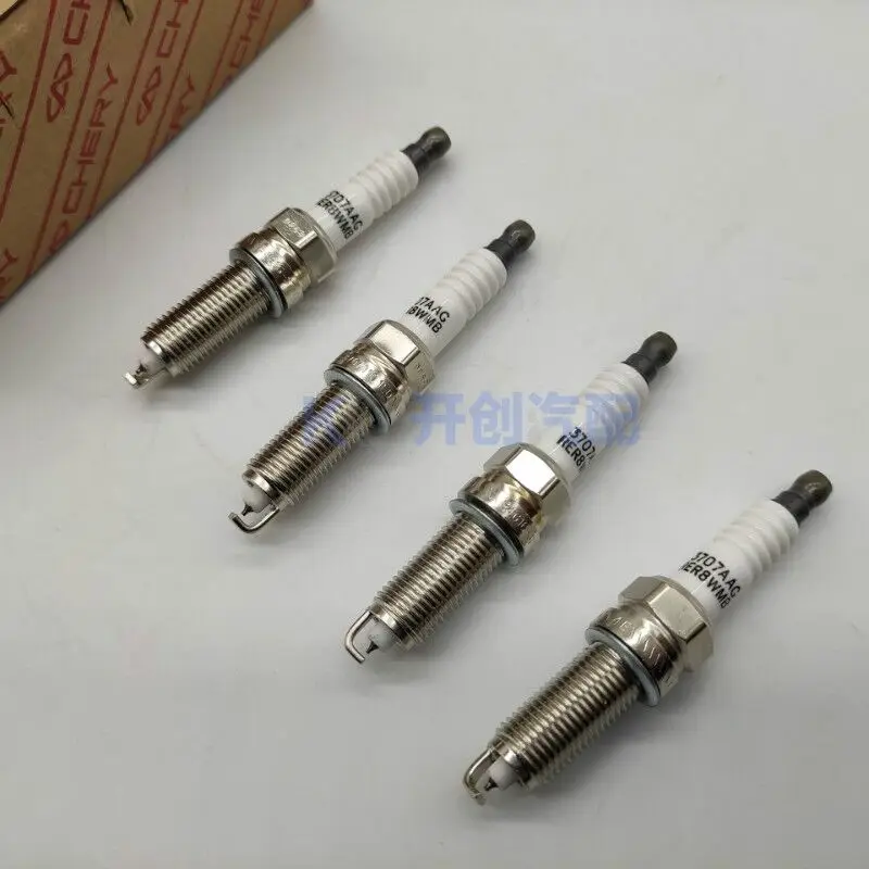 Original High Quality Spark Plugs for Chinese CHERY A1 A3 A5 TIGGO ARRIZO 1.6L SQRE4G16 Engine OE E4G16-3707110 4pcs/kit