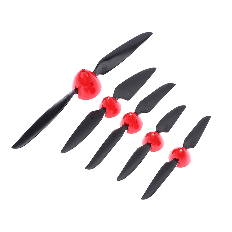 Inklapbare Propeller 6X3 6X4 7.5X4 8X6 11X6 Met Spinner Deksel Motoras 3.0Mm Rc Vliegtuig Zweefvliegtuig Drones