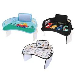 Toddler Car Seat Lap Tray Car Seat Waterproof Holder Stand for Kids Baby