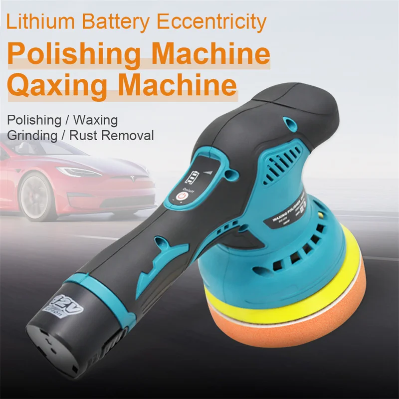 Cordless Car Polisher For Makita Battery Wireless Car Polishing Machine 8 Gears Electric Polish Machines Adjustment Power Tools