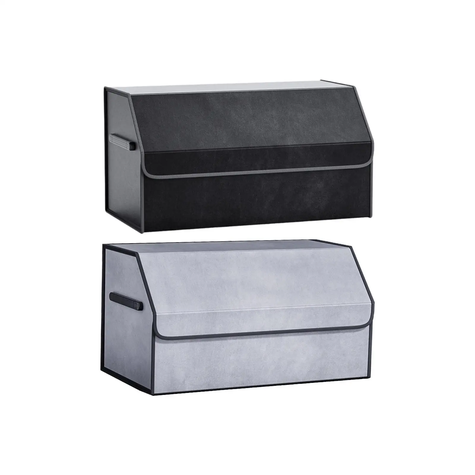 

Car Trunk Organizer with Lid Waterproof Stowing Tidying Multipurpose Universal for Truck Vehicle Automotive Auto Household