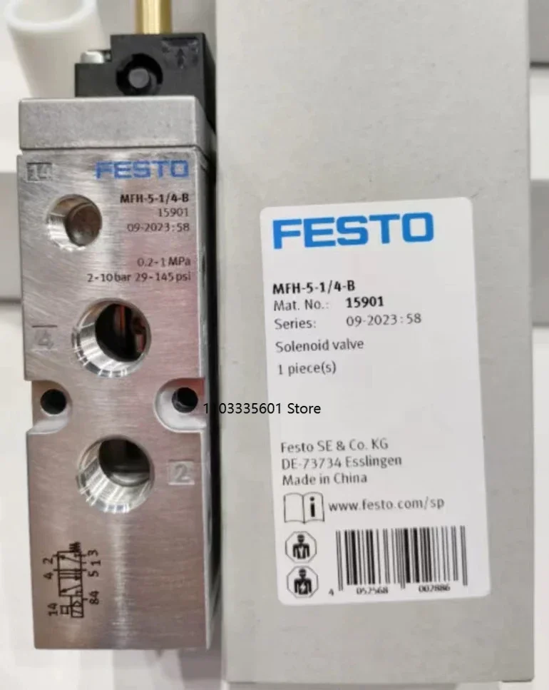 

MFH-5-1/4 6211 MFH-5-1/8 9982 Festo 5/2-ways pneumatic valve Tiger classic solenoid valve