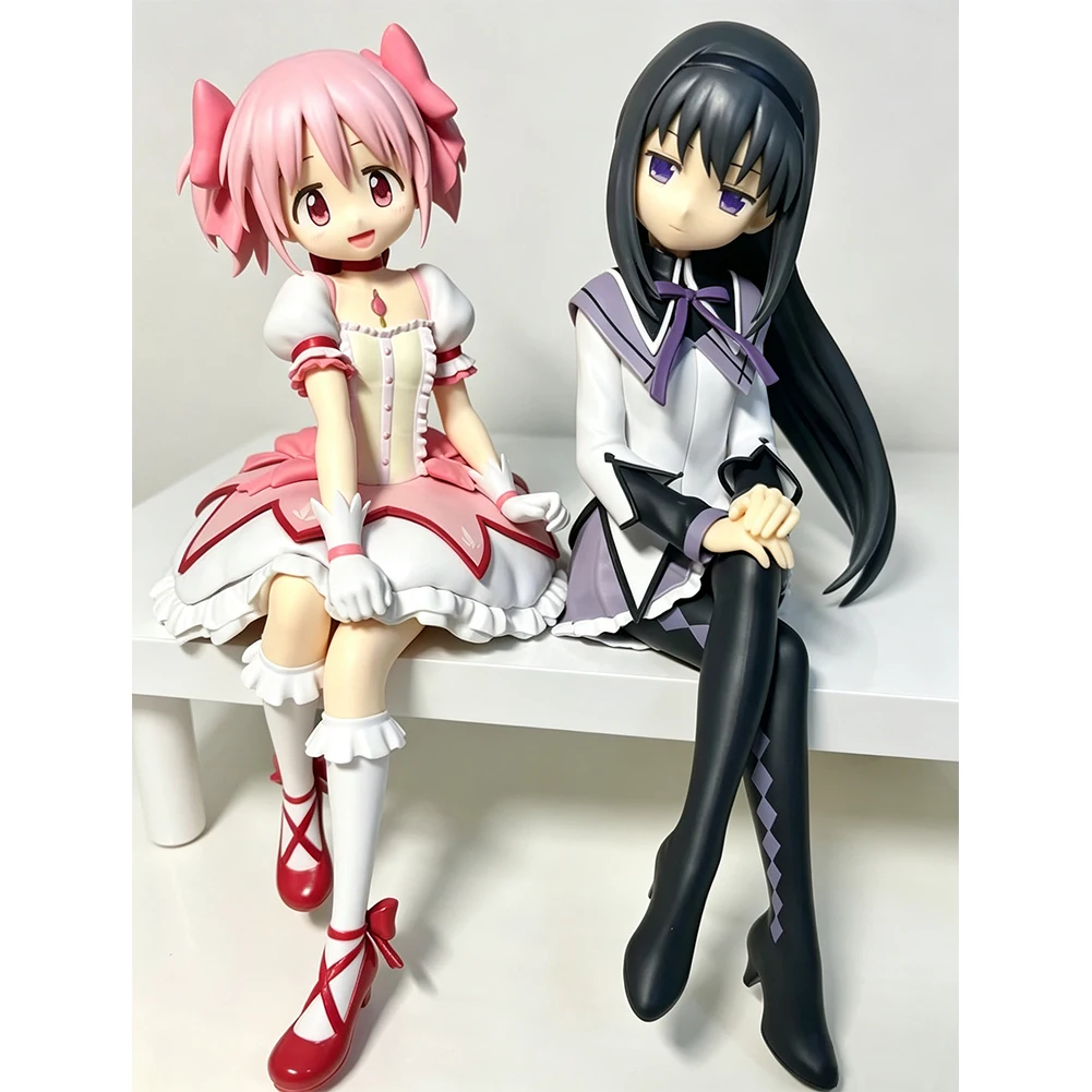 Anime Magical Girl Figure Madoka Kaname Action Figure Kawaii Homura Akemi Figurine Cute Girl Statue Collection Model Toys Gifts