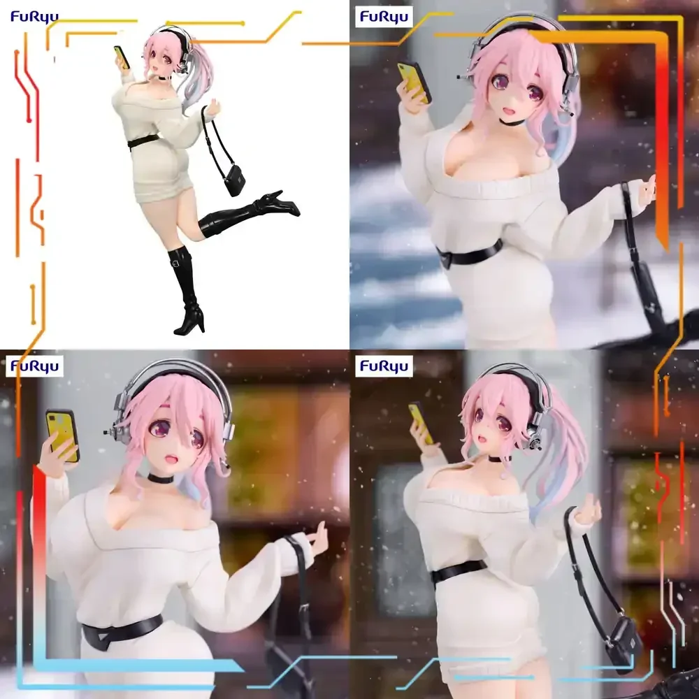

FuRyu SoniComi Super Sonico Sonico Winter Memory Ver Pre-painted Trio-Try-iT Voluptuous Anime Figure Official Licensed