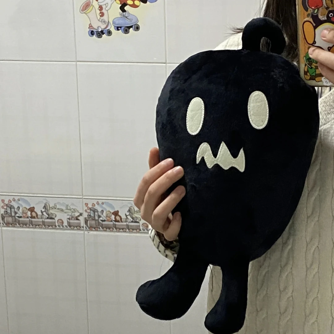 30cm Game Stardew Valley Krobus Anime Figures Luminous Doll Plush Pillow Toys Kawaii Gifts for Children
