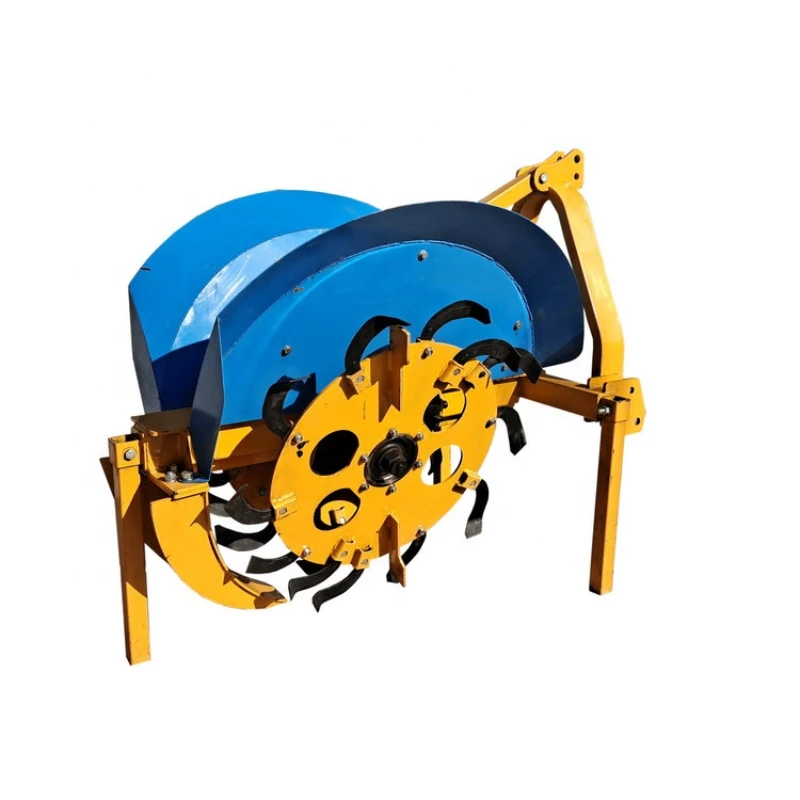 Tractor three point suspension Rotating trenching machine trencher machine digger