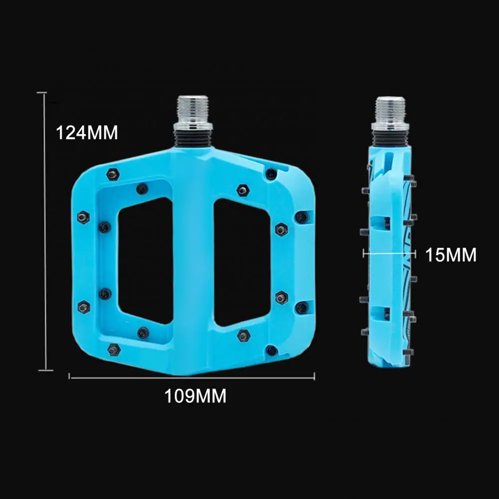 1 Pair Bicycle Pedal Universal Outdoor Flat Hollow Bike Pedal Non-slip Bicycle Pedal Cycling Parts