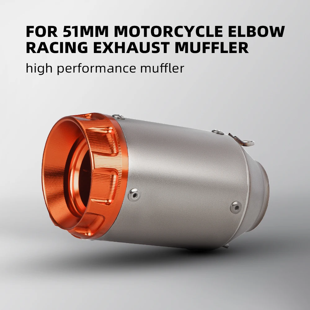 

High Performance universal exhaust pipe with long displacement, exhaust silencer for Z900 Z1000 ninja400 CBR500 R6 motorcycle