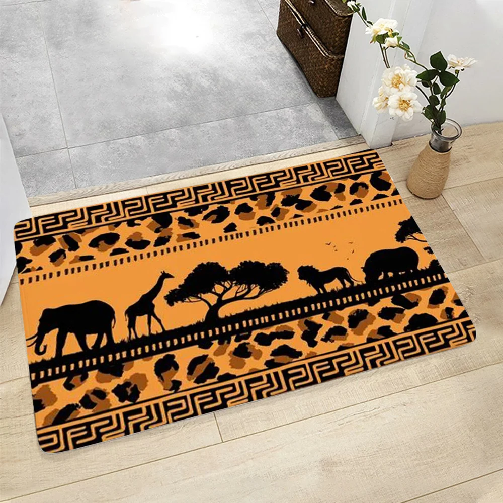 

CLOOCL Doormat Southwest Indian Art Paintings Graphic 3D Printing Absorbent Indoor Plush Rug Anti Slip Floor Mat 40cmx60cm