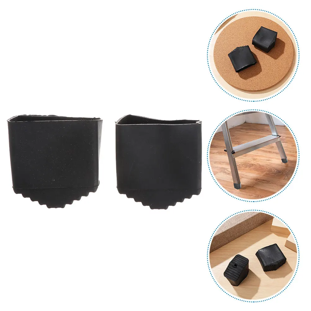 

4Pcs Ladder Rubber Feet Pads Non Slip Covers Anti Slip Step Ladder Foot Protection Safety Cushion Stair Foot Covers