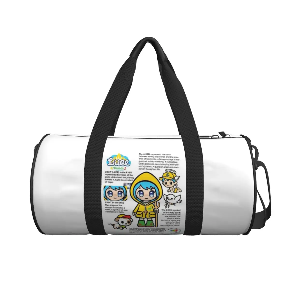 

Luce Vatican Mascot Large Duffle Gym Bag Multi-Functional Duffle Travel Bags Handbags Fitness bag