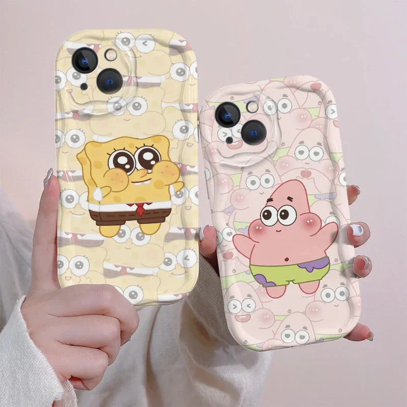 Ctue SpongeBobs Juste pour Samsung Galaxy, A34, A33, A32, A31, A30, A20, A24, 4G, A23, A22, A21S, A20S, A14, A13, 5G, A12, A10S, A04E, A03, M14