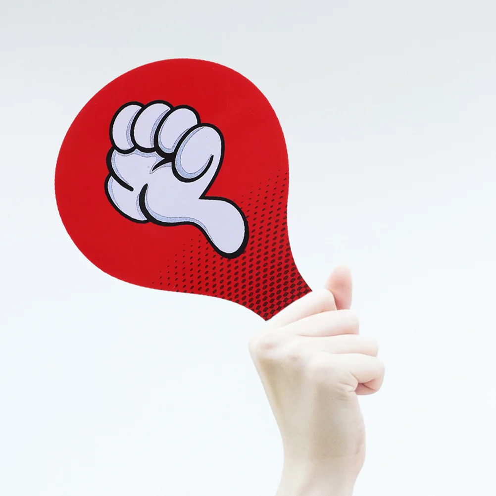 3 Pcs Thumbs up Sign Class Response Paddles Student Communication Mini Classroom Hand Signals for Students