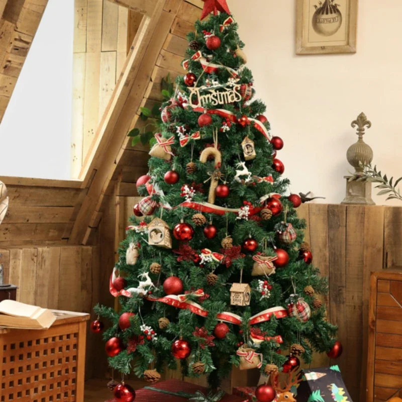 Vertical Embroidery Christmas Tree Set Encryption Christmas Tree Home Christmas Decoration