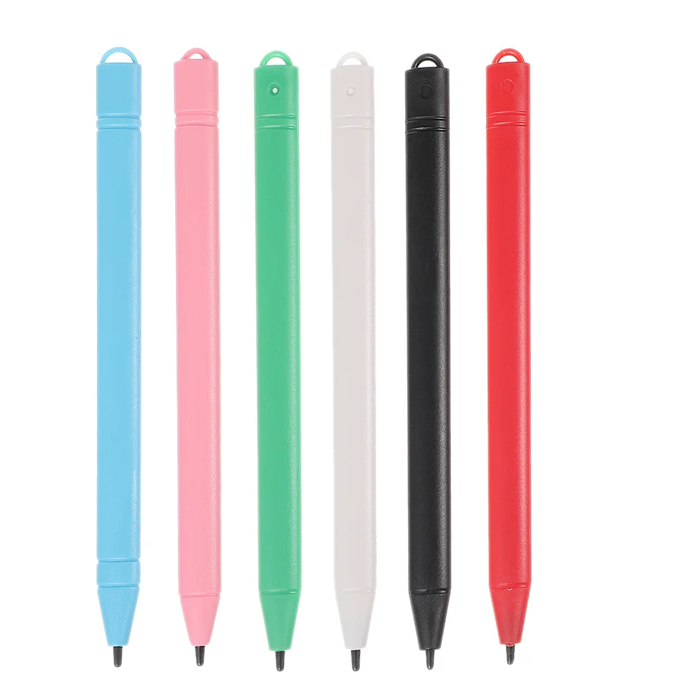 

6 Pcs LCD Writing Tablet Stylus Pen High Sensitivity Touch Control Portable Doodle Board Pens for Drawing Writing Low Power