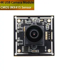 Bilashmart HD 4K CMOS IMX415 130 Degree Camera Module High Speed 30FPS 3840*2160 MJPEG YUY2 USB UVC OTG Plug and Play Face Recognition