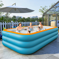 1PC Inflatable Swimming Pool Adult Outdoor Swimming Pool Courtyard Foldable Swimming Pool Suitable for Backyard Garden  Family
