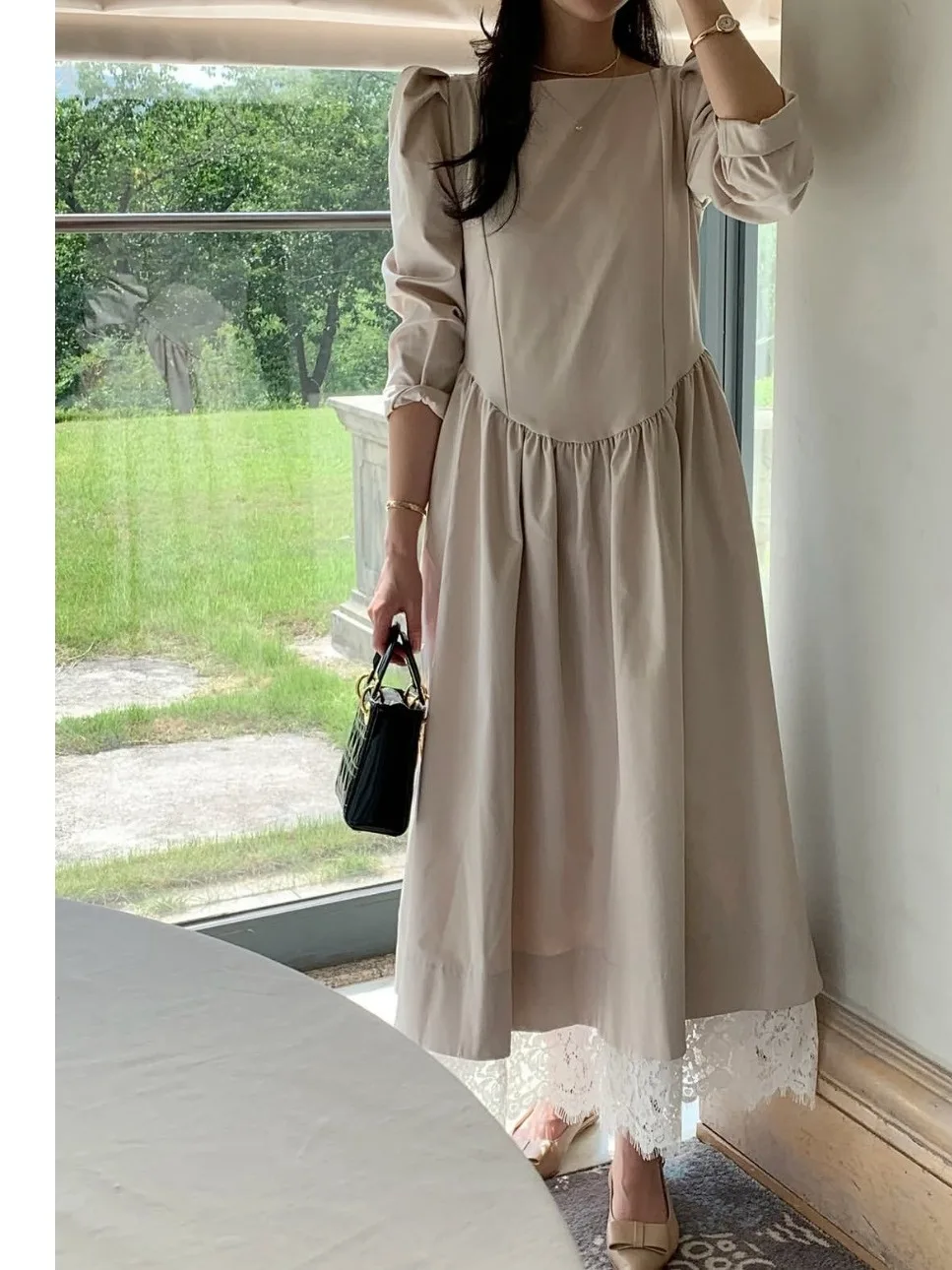 الكورية Sle Ele كشكش لصق التخسيس الخصر الدكتور المرأة طويلة الربيع Faion العنصر تصميم تحسس Ci تخفيف الدكتور