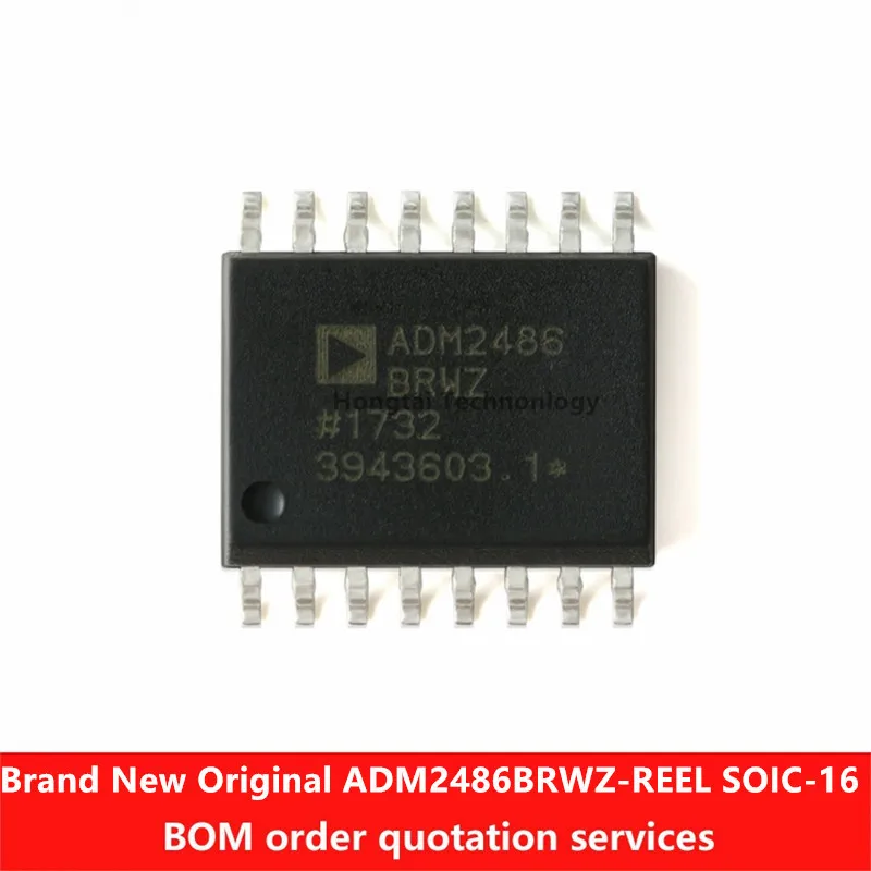 New Original ADM2486BRWZ-REEL SOIC-16 Transceiver RS-485 Semi-complex IC Chip