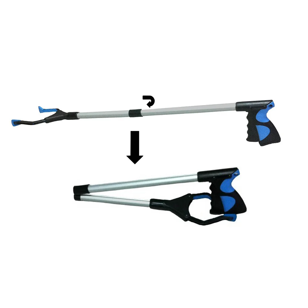 Litter Picker Handheld Portable Park Sanitation Worker Grabber Lila