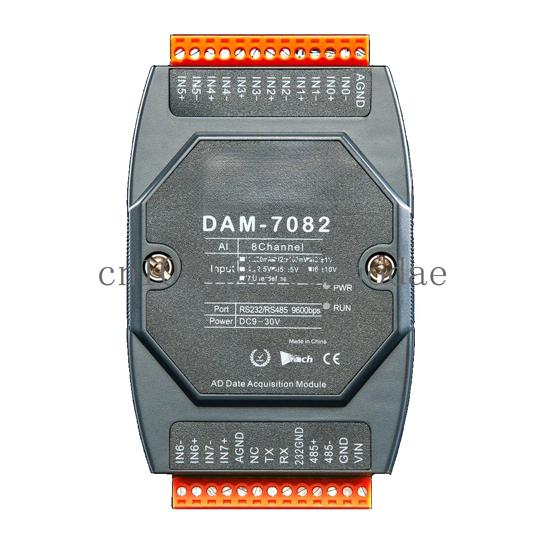 

DAM-7082 8-channel analog acquisition input module high-precision RS485 acquisition module 4-20ma transmitter modbus
