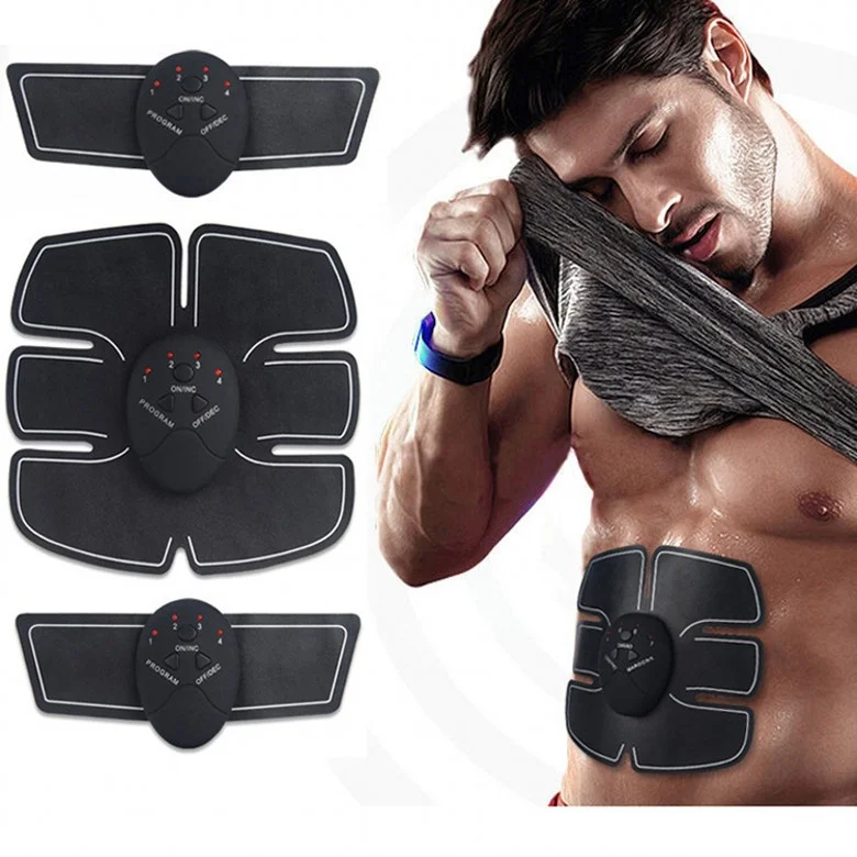 Electric EMS Muscle Stimulator Wireless Buttocks Trainer Abdominal ABS Stimulator Fitness Body Slimming Massager Sculpt Machine