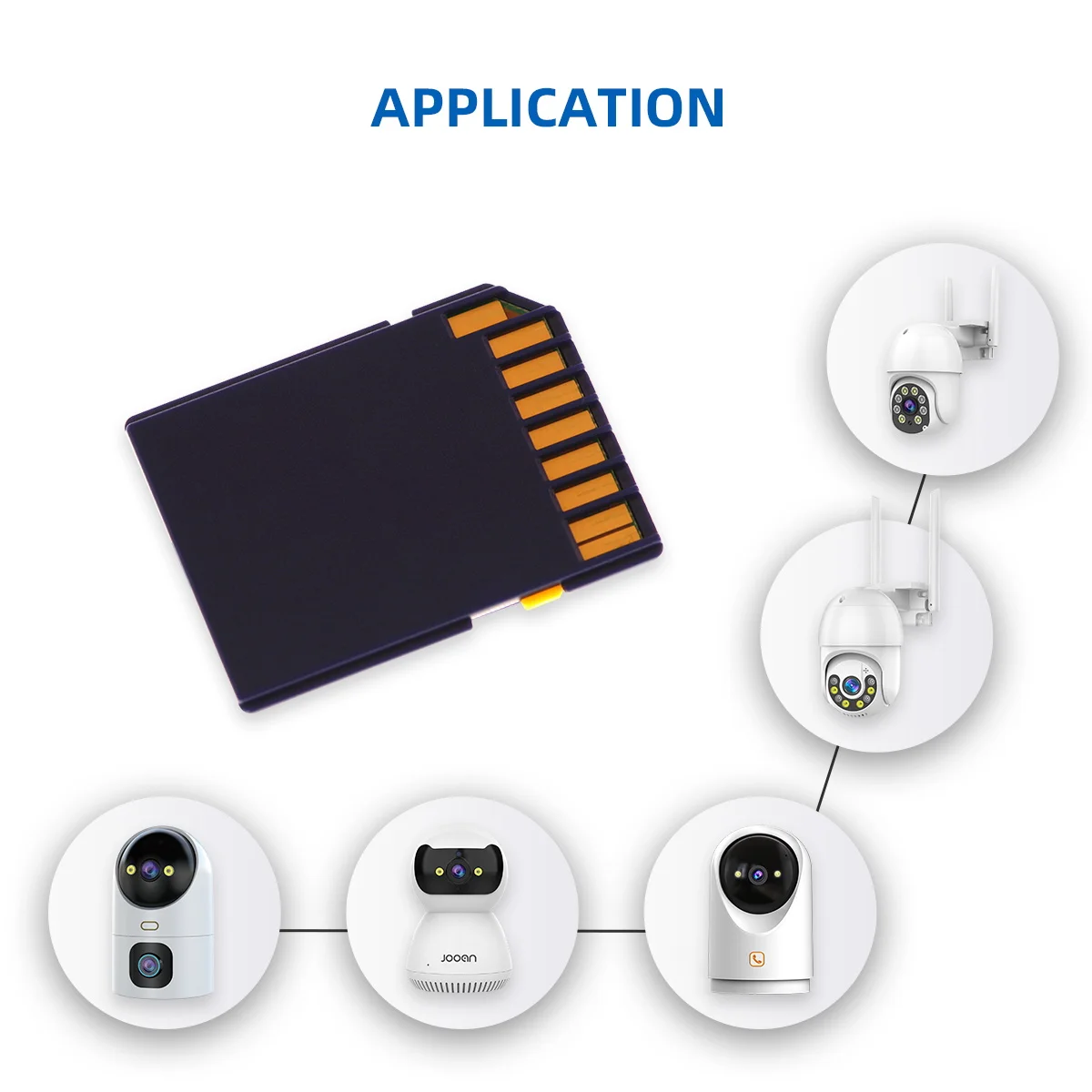 Flash Card Video Record Memory Card 32GB 64GB Microsd SD Cards For IP Camera Wifi Camera Home Security Surveillance