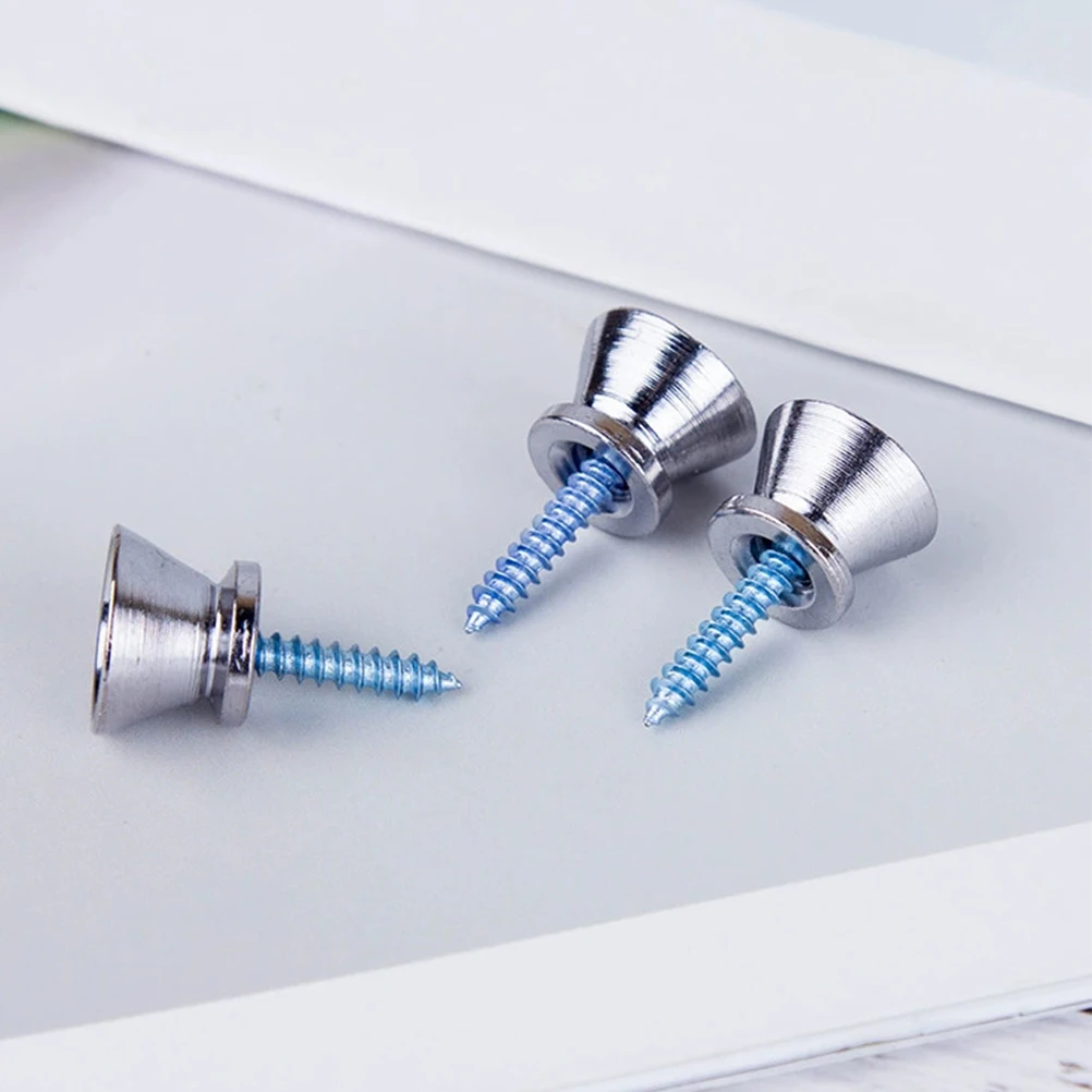 

10 Pcs Guitar Strap Lock Pins Locking Devices Peg Mechanism Classical Buttons