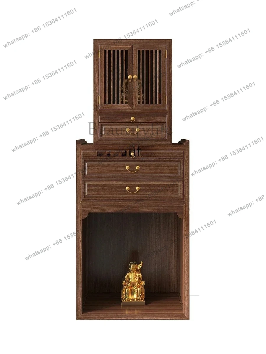 

Solid Wood New Chinese Style Altar Buddha Shrine Altar God Cabinet Shrine Buddha Cabinet Buddha Shrine Cabinet