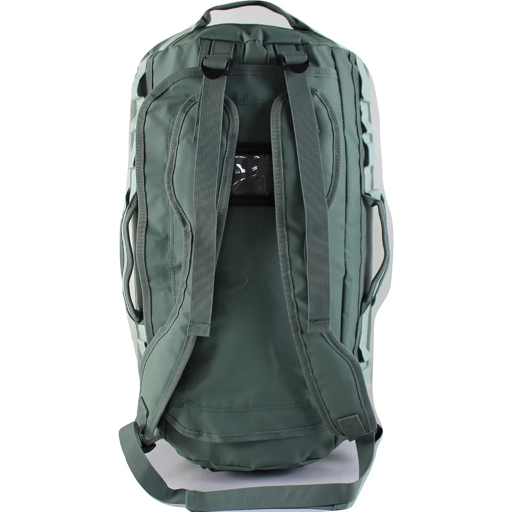 حقيبة كبيرة مقاومة للماء باللون الأخضر الزيتوني مع أشرطة كتف للمعدات الخارجية #5