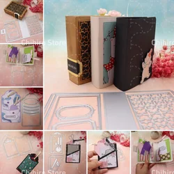 Books, envelopes, pockets, labels. Metal Cutting Dies Stencils for DIY Scrapbooking photo Embossing DIY Paper Card New 2024